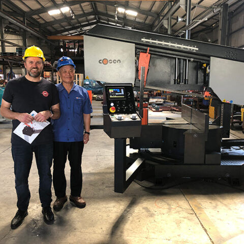 Cosen SH-710LDM Semi-Automatic Mitre Bandsaw - Image 4