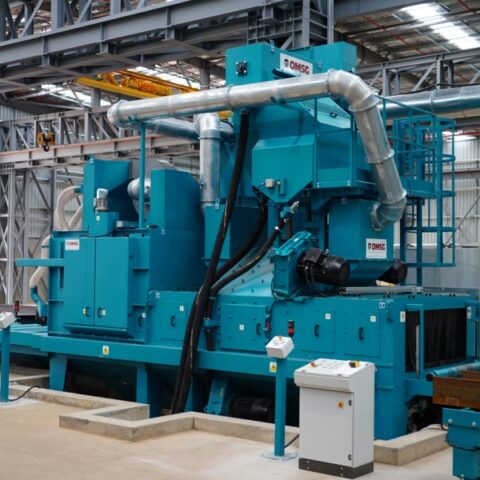 OMSG Lauco Series Shot Blaster with Roller Conveyor - Image 5