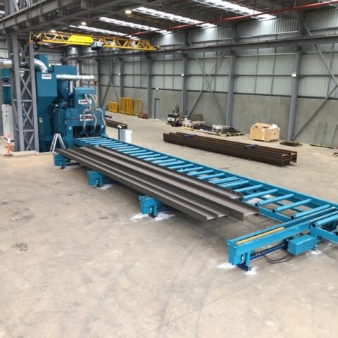 OMSG Lauco Series Shot Blaster with Roller Conveyor - Image 9