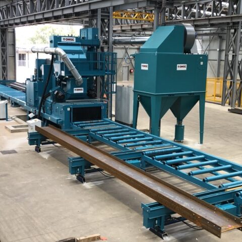OMSG Lauco Series Shot Blaster with Roller Conveyor - Image 3