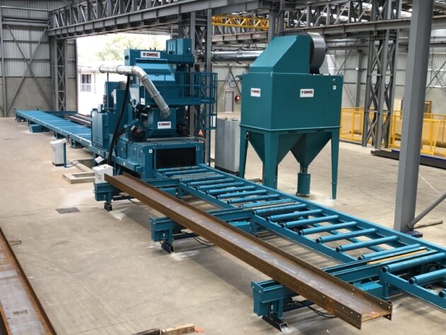 OMSG Lauco Series Shot Blaster with Roller Conveyor - Image 3