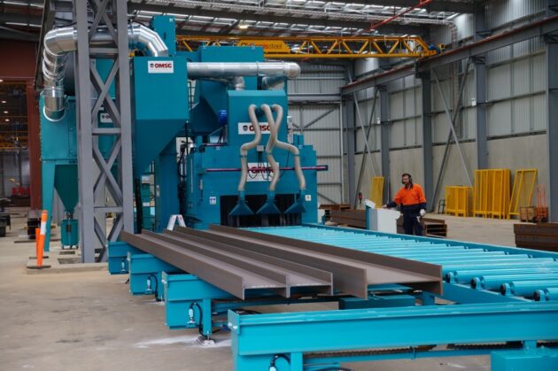 OMSG Lauco Series Shot Blaster with Roller Conveyor - Image 4