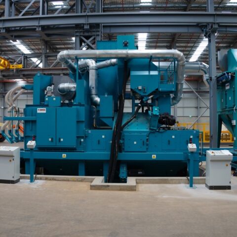 OMSG Lauco Series Shot Blaster with Roller Conveyor - Image 8
