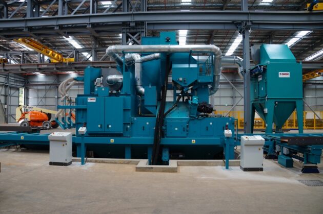 OMSG Lauco Series Shot Blaster with Roller Conveyor - Image 8