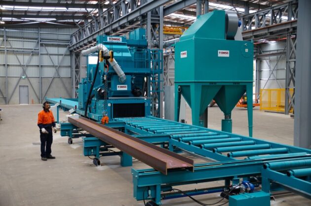 OMSG Lauco Series Shot Blaster with Roller Conveyor - Image 7