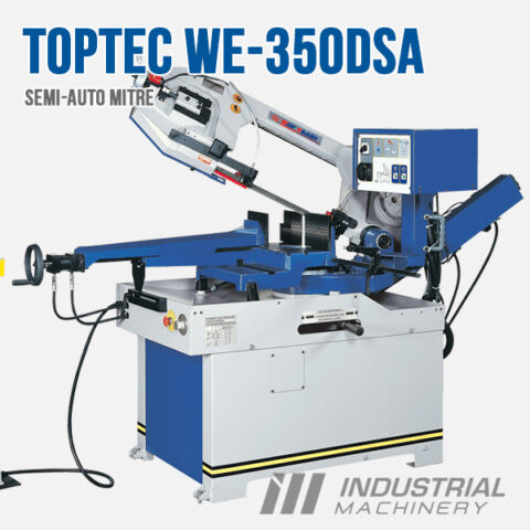 Toptec WE-350DSA Semi-Automatic Mitre Bandsaw