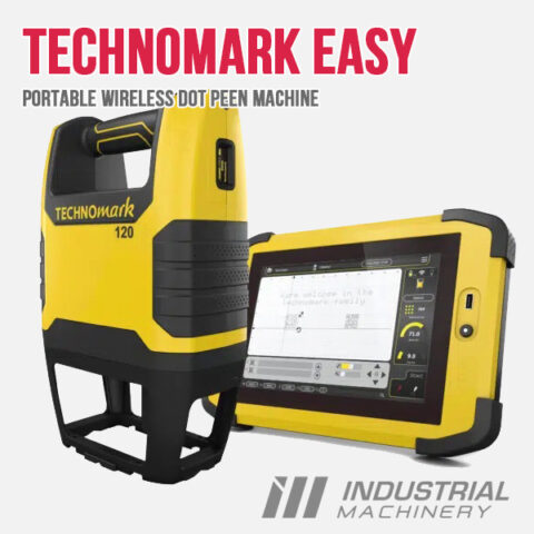 Technomark EASY - Portable, wireless, network-connected dot peen machine
