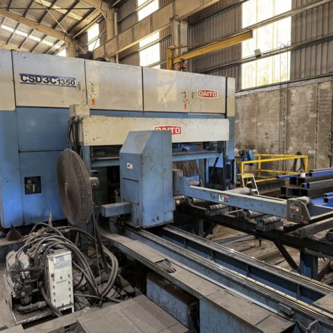 Used Daito CSD3C1350 / GTR6013CNC Tandem Drilling and Sawing Beam Line - Image 4