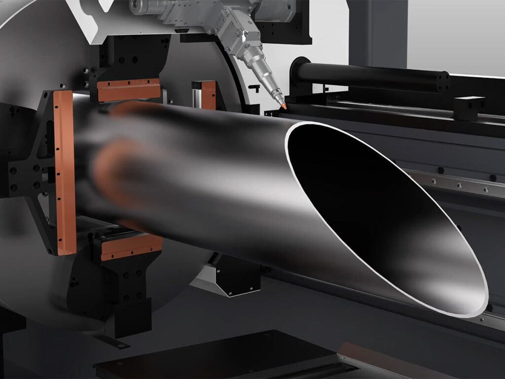 Bevel cutting head