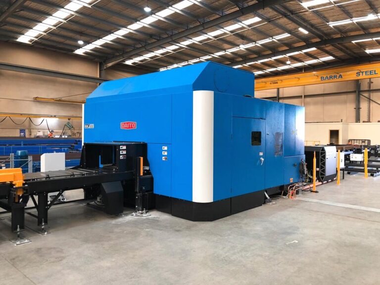 Daito DCM Combined Drilling and Plasma Coping Robot Line