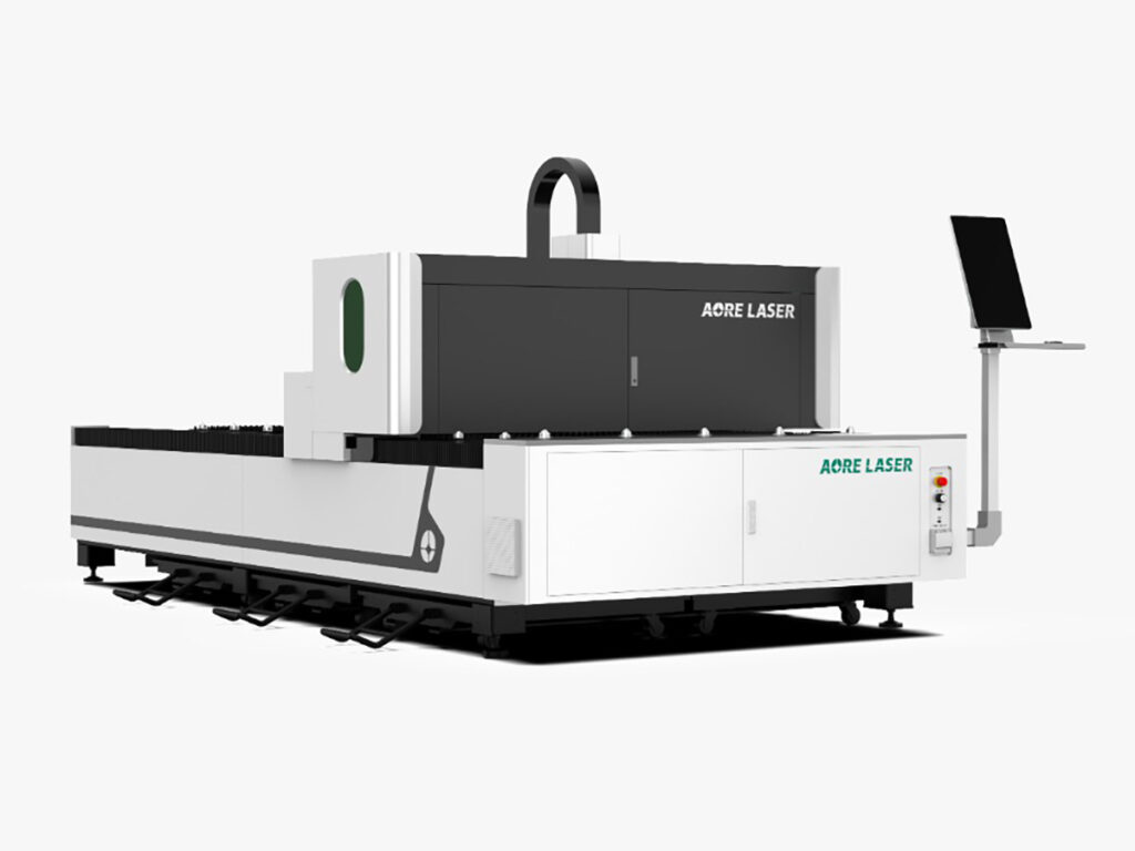 Open single platform, semi-enclosed guarding