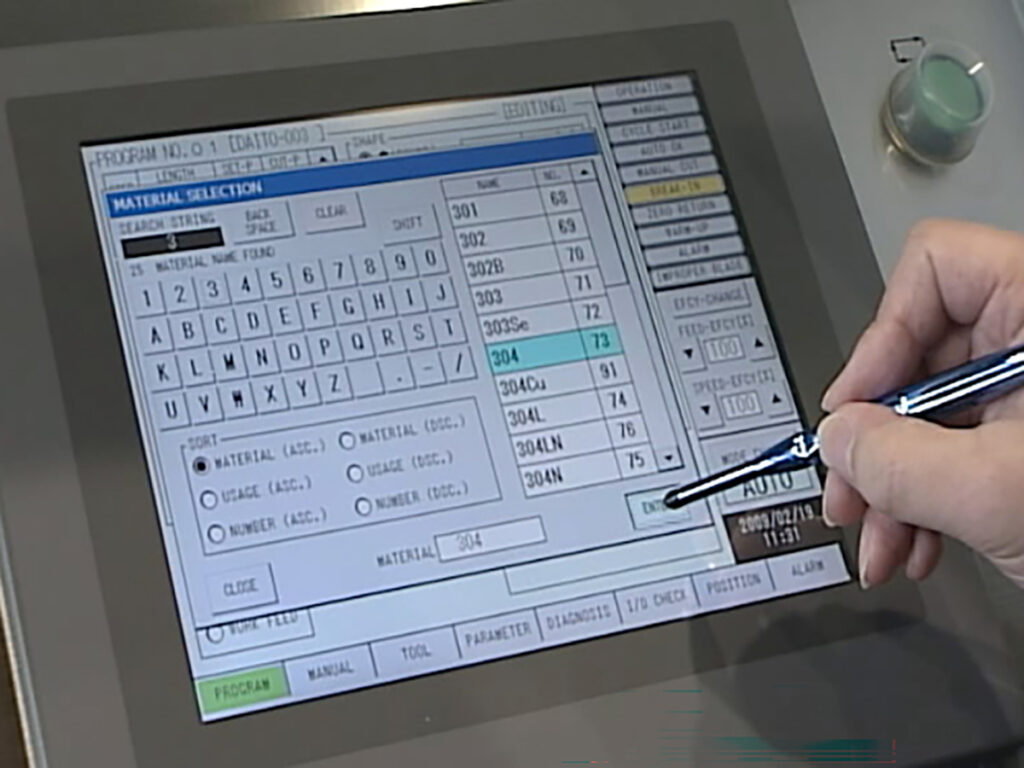 Cutting Data Built In