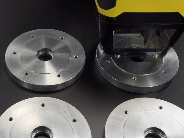 Technomark Easy marking a flange